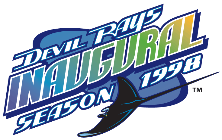 Tampa Bay Devil Rays 1998 Anniversary Logo iron on transfers for T-shirts